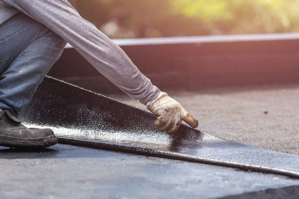 Professional Waterproofing technician working in Forest, OH